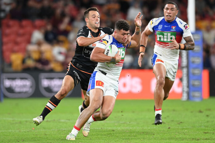 NRL Rd 10 - Wests Tigers v Knights