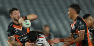 NRL Trial Match - Roosters v Wests Tigers