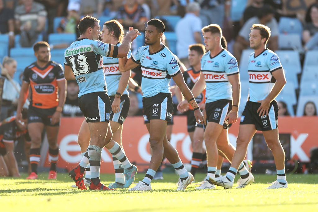 NRL Rd 5 - Sharks v Wests Tigers