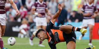 NRL Rd 9 - Sea Eagles v Wests Tigers