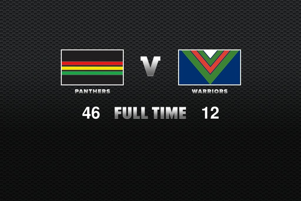 FULL TIME: Panthers vs Warriors - Round 24, 2022 - NRL News - Zero Tackle