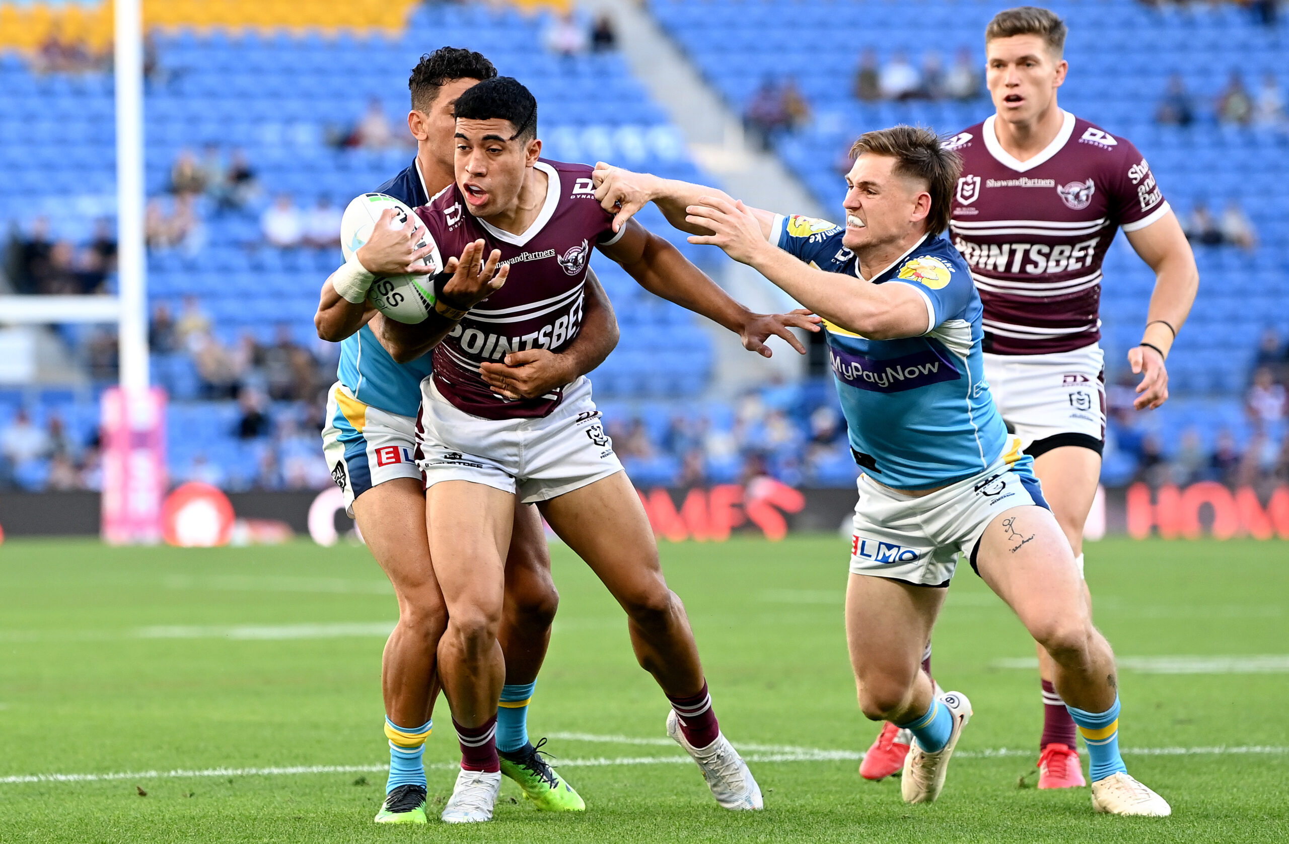 Official NRL profile of Tolutau Koula for Manly-Warringah Sea