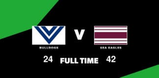 FULL TIME: Bulldogs vs Sea Eagles - Round 26, 2023