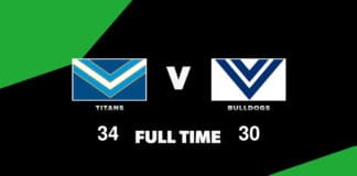 FULL TIME: Titans vs Bulldogs - Round 27, 2023