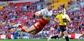 NRL Rd 8 -  Dolphins v Knights