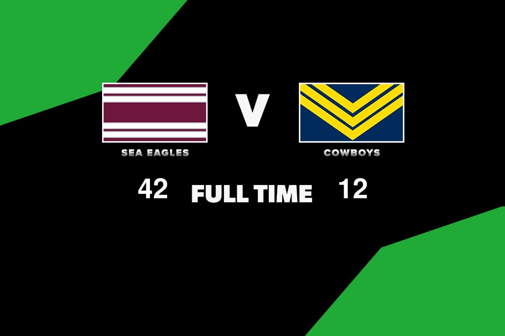 FULL TIME Sea Eagles vs Cowboys Round 1, 2025 NRL News Zero Tackle