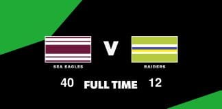 LIVE: Sea Eagles vs Raiders – Round 3, 2025