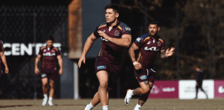 Brisbane Broncos Training Session