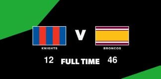 LIVE: Knights vs Broncos – Round 25, 2025
