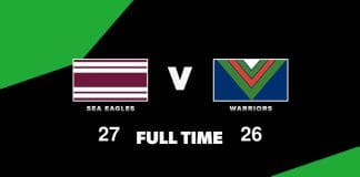LIVE: Sea Eagles vs Warriors – Round 27, 2025