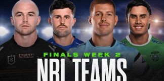 Finals Week 2 Team Lists