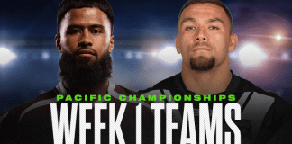 Pacific Championships Week 1 Team Lists