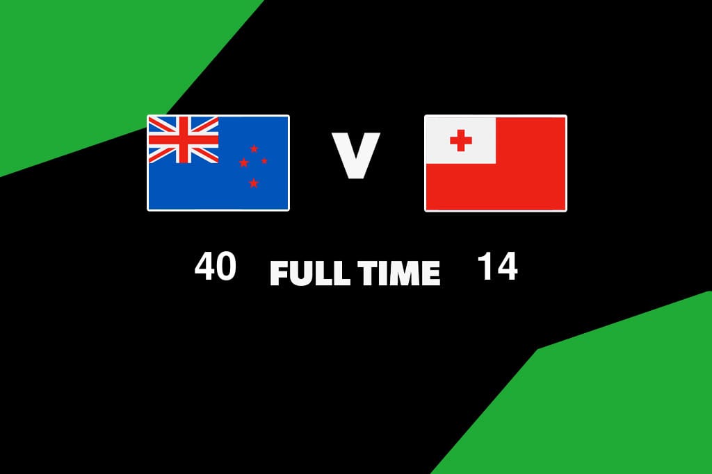FULL TIME: New Zealand vs Tonga - Week 3, 2025 - Zero Tackle