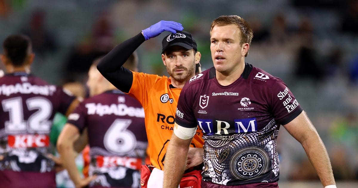 Jake Trbojevic faces scans after horrific cheekbone injury - Zero Tackle