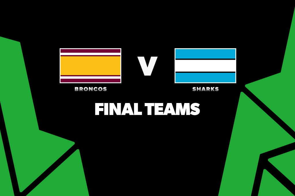 FINAL TEAMS: Broncos vs Sharks – Round 18, 2026