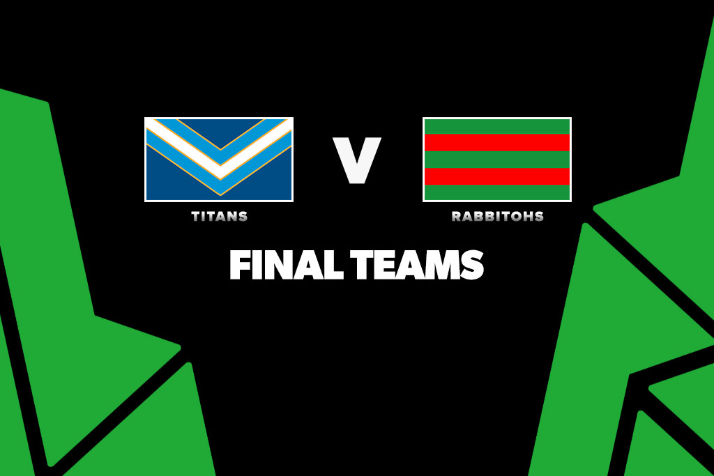 FINAL TEAMS: Titans vs Rabbitohs – Round 26, 2026
