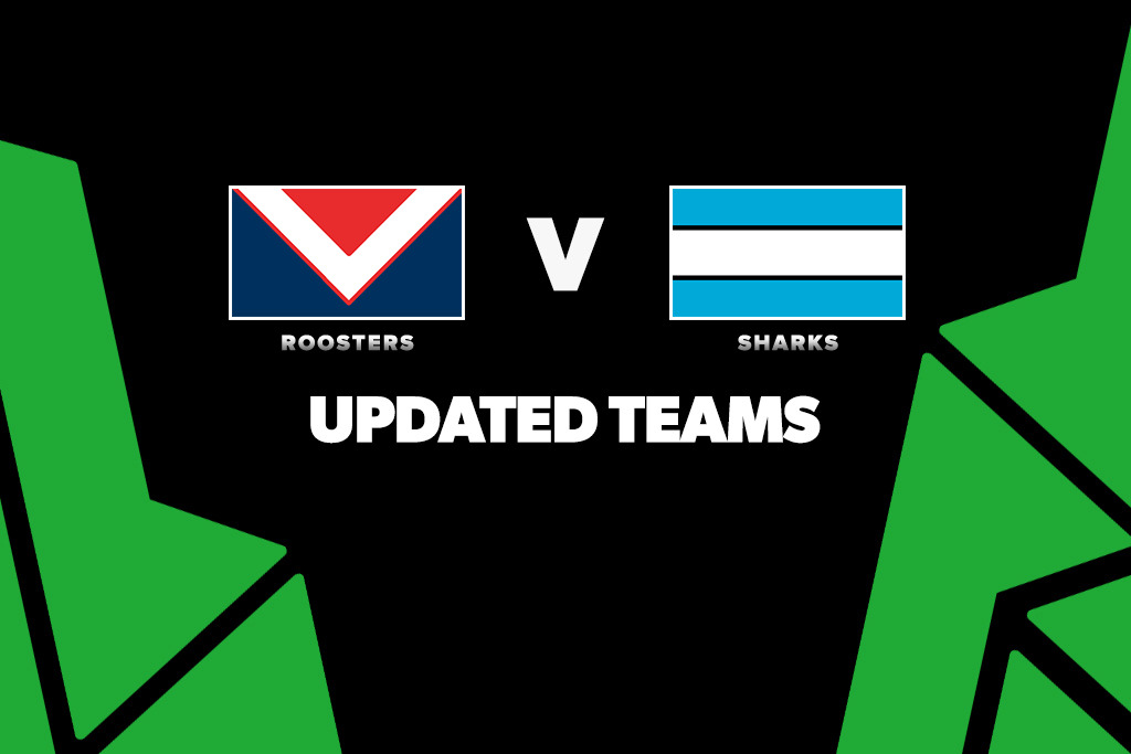 Updated Team Lists: Roosters vs Sharks – Finals Week 2, 2026