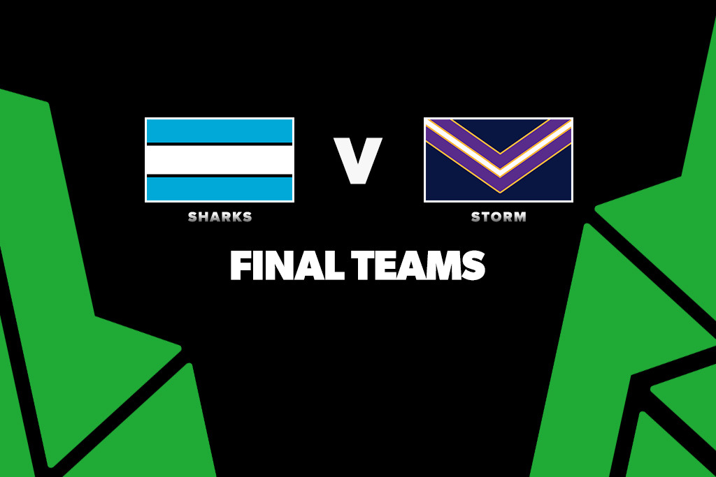 FINAL TEAMS: Sharks vs Storm – Round 27, 2026