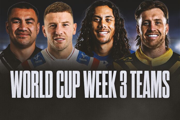 2026 Rugby League World Cup Round 3 teams named for key clashes
