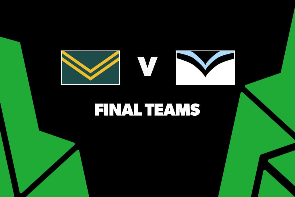 FINAL TEAMS: Australia vs Fiji – Round 2, 2026 Rugby League World Cup